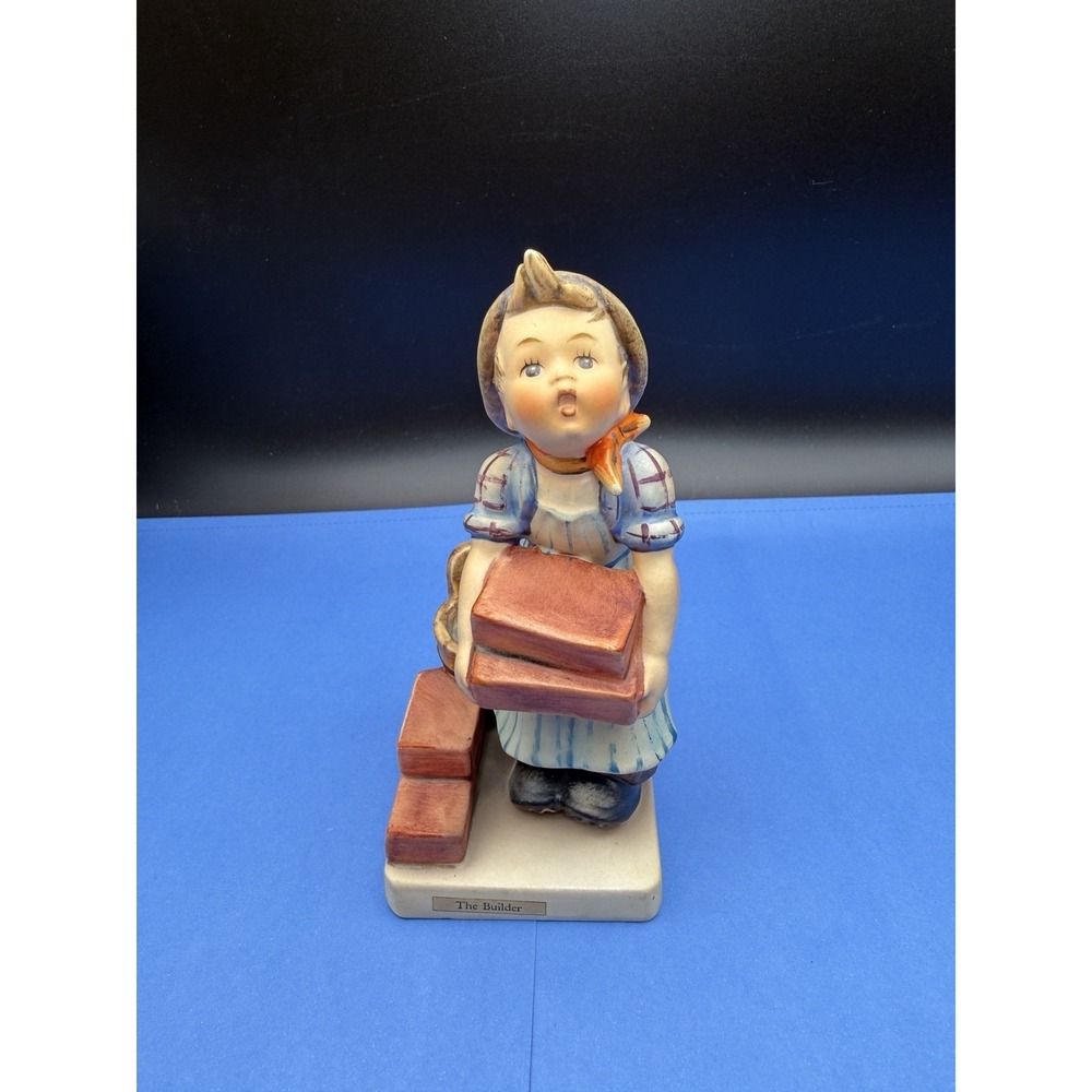 Hummel "The Builder" TMK- 4 Figurine‎ #305 Little Boy Carrying Bricks 5.25"Tall